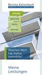 Mobile Screenshot of kaltenbach-immobilienbewertung.de